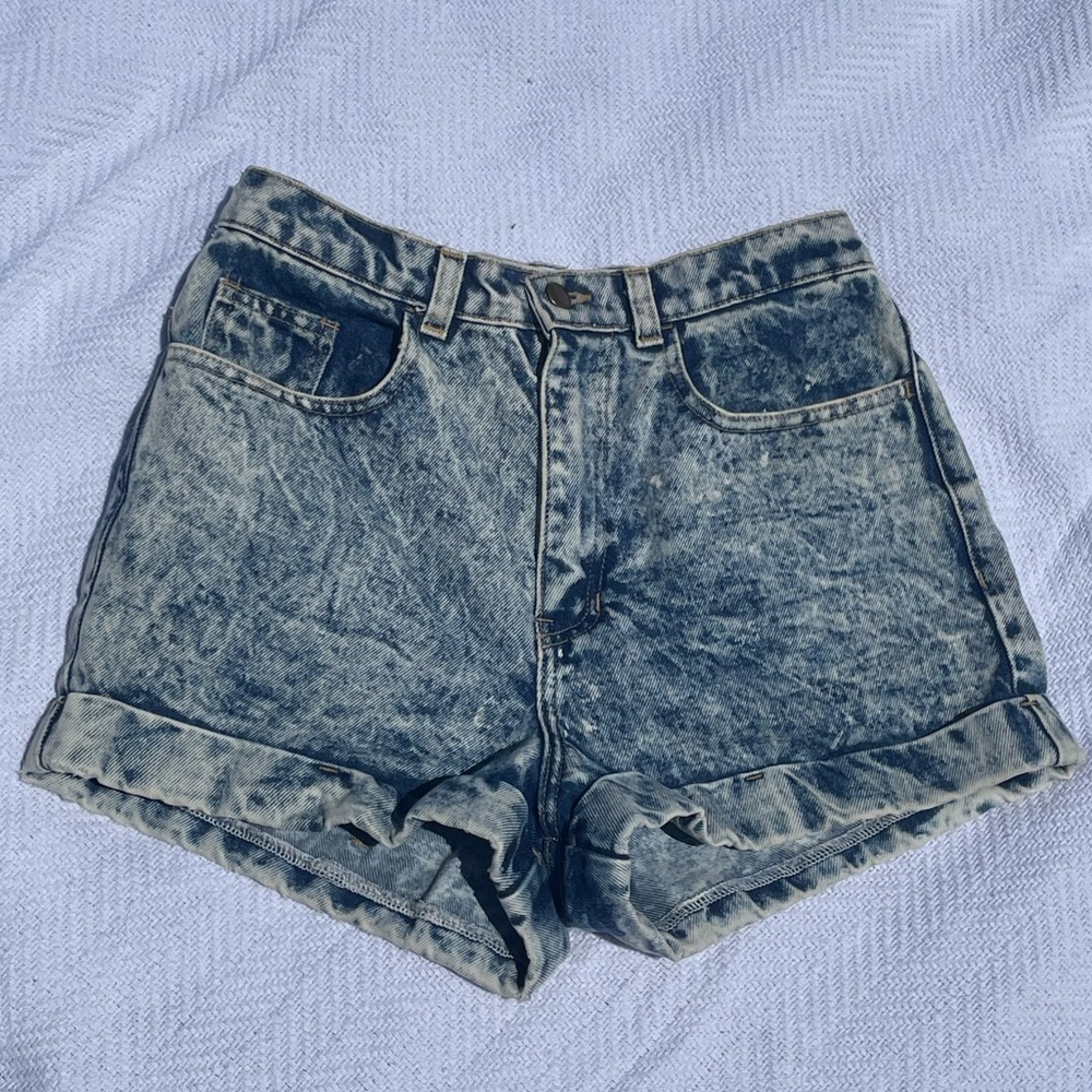 Acid Wash American Apparel Shorts